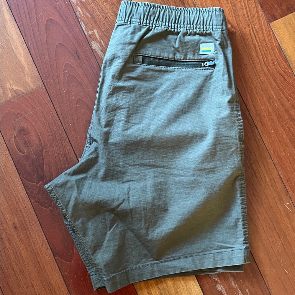 Vuori Dark Olive Relaxed Shorts